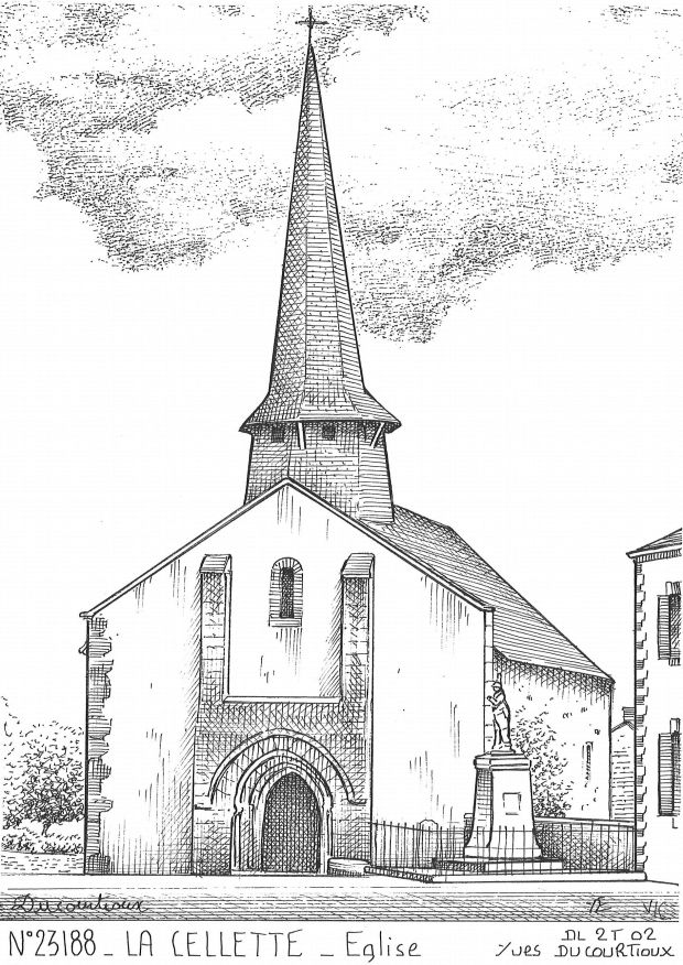 N 23188 - LA CELLETTE - église